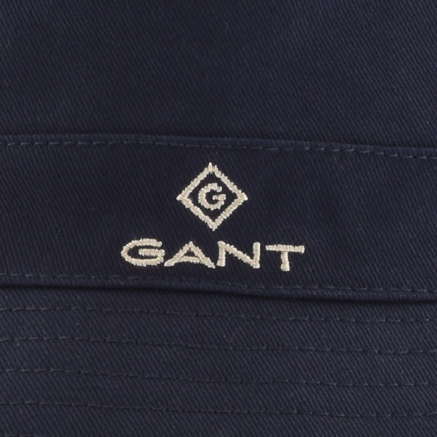Alternative Image for ProductGant Logo Bucket Hat Navy3